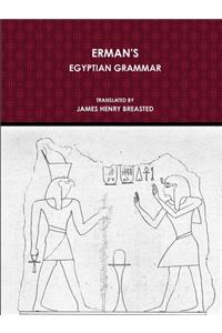 ERMAN'S EGYPTIAN GRAMMAR
