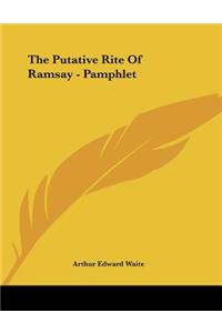 The Putative Rite of Ramsay - Pamphlet