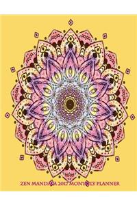 Zen Mandala 2017 Monthly Planner