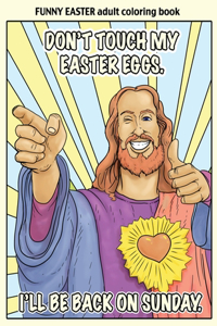 Funny Easter Adult Coloring Book