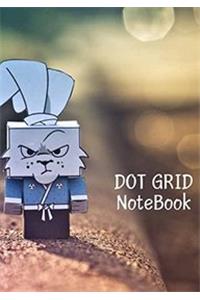 Ninja Rabbit Dot Grid Notebook