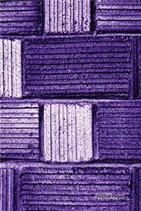 Journal Pages - Purple Brick (Decorative Notebook)
