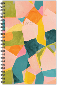 Blocked Colors 2022 6.5 X 8.5 Softcover Weekly Planner
