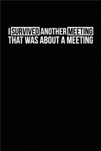 I Survived Another Meeting That Was About A Meeting