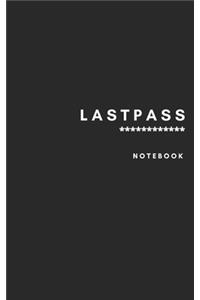 LastPass Notebook site and password Organizer