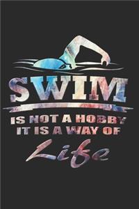 Schwimmen Notizbuch