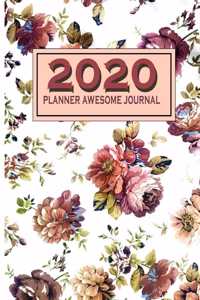 2020 planner awesome journal: Weekly and Monthly Planner ..shopping list ..action you need do in this year ...49 advice of career ...career list ..this journal make 132 page ...(