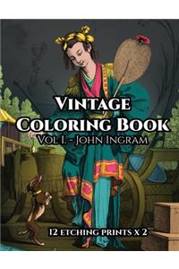 Vintage Coloring Book vol. 1 - John Ingram
