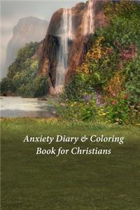 Anxiety Diary & Coloring Book for Christians