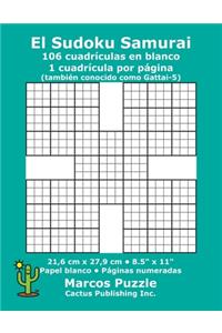 El Sudoku Samurai - 106 cuadrículas en blanco