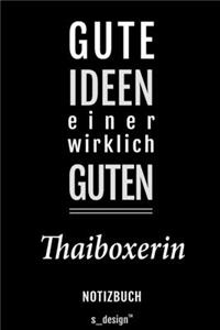 Notizbuch für Thaiboxer / Thaiboxerin