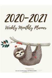 2020-2021 Calendar Weekly And Monthly Planner
