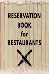 Reservation Book For Restaurants