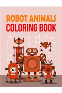 Robot Animals Coloring Book