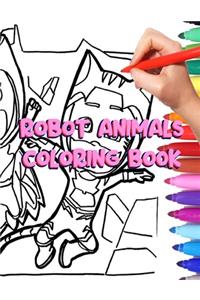 Robot Animals Coloring Book