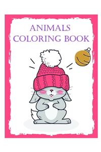 Animals coloring book