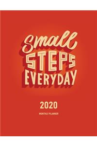 Small Steps Everyday 2020 Monthly Planner
