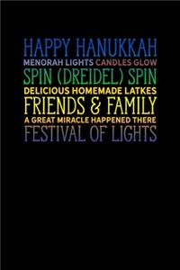 Happy Hanukkah Festival Of Lights