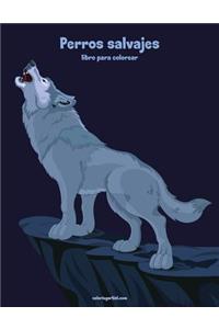 Perros salvajes libro para colorear 1
