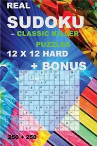 Real Sudoku - Classic Killer Puzzles 12 X 12 Hard + Bonus