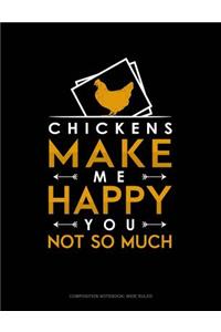 Chickens Make Me Happy You, Not So Much