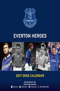 Everton Official 2017 Desk Easel Calendar