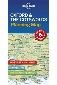 Lonely Planet Oxford & the Cotswolds Planning Map 1