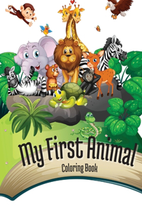 My First Animal Coloring Book