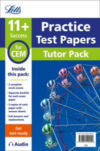 Letts 11+ Success - 11+ Mock Test Papers Tutor Pack for Cem Inc Audio Download