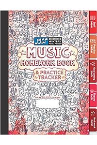 Meridee Winters Music Method Music Homework Book and Practice Tracker for Kids or Adults, Staff Paper, Manuscript Paper, Theory Tools, Practice ... Journal: Red (8.5x11) (72 pages): Volume 1