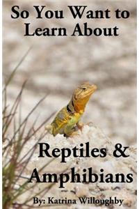 So You Want to Learn About Reptiles & Amphibians
