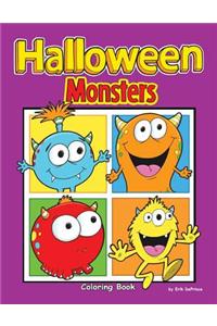 Halloween Monsters Coloring Book
