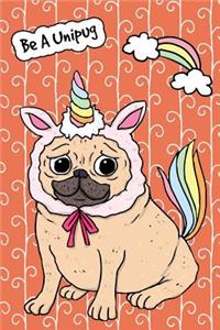 Journal Notebook For Dog Lovers Funny Unicorn Pug 5