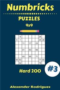 Numbricks Puzzles - Hard 200 vol. 3