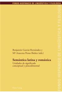 Semantica latina y romanica