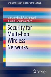 Security for Multi-Hop Wireless Networks