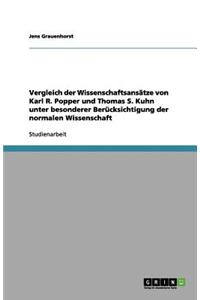 Vergleich Der Wissenschaftsansätze Von Karl R. Popper Und Thomas S. Kuhn Unter Besonderer Berücksichtigung Der Normalen Wissenschaft