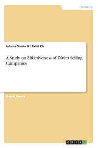 Study on Effectiveness of Direct Selling Companies
