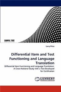 Differential Item and Test Functioning and Language Translation