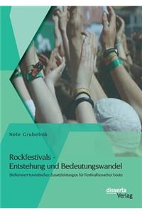 Rockfestivals - Entstehung und Bedeutungswandel