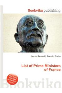 List of Prime Ministers of France