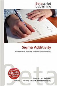 SIGMA Additivity