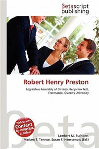 Robert Henry Preston