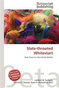 Slate-Throated Whitestart