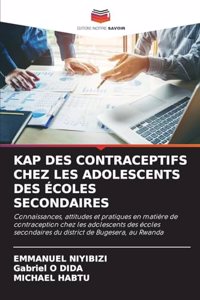 Kap Des Contraceptifs Chez Les Adolescents Des Écoles Secondaires