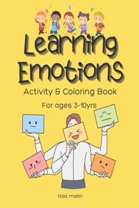Learning Emotions Activity & Coloring Book