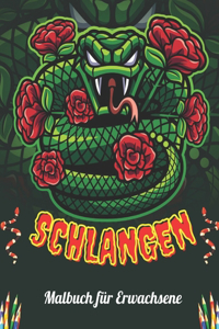 Schlangen Malbuch für Erwachsene