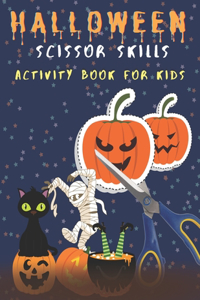 halloween scissor skills activity book for kids