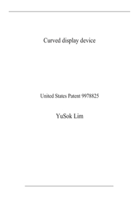 Curved display device