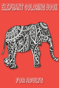 Elephant Coloring Book For Adults